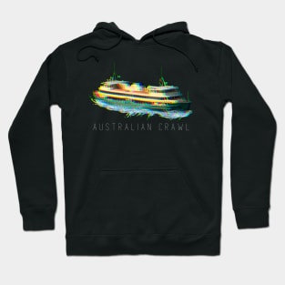 Australian Crawl - Manly Ferry (white type) Hoodie